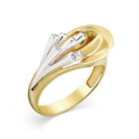 Кольцо из лимонного золота Мастер Бриллиант 06M1-107-169 с бриллиантом 06M1-107-169 фото