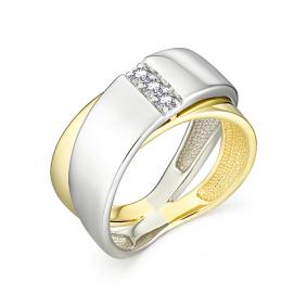 Кольцо из лимонного золота Мастер Бриллиант 06M1-107-192 с бриллиантом 06M1-107-192 фото