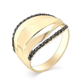 Кольцо из лимонного золота Мастер Бриллиант 06M1-107-230-48 с бриллиантом 06M1-107-230-48 фото