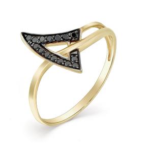 Кольцо из лимонного золота Мастер Бриллиант 06M1-107-358-48 с бриллиантом 06M1-107-358-48 фото