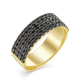 Кольцо из лимонного золота Мастер Бриллиант 06M1-107-529-48-7 с бриллиантом 06M1-107-529-48-7 фото