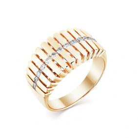 Кольцо из лимонного золота Мастер Бриллиант 06M1-308028-00-00 с бриллиантом 06M1-308028-00-00 фото