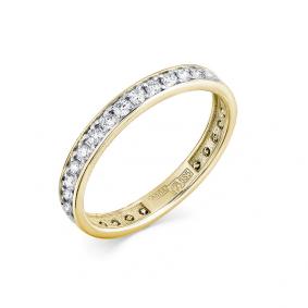 Кольцо из лимонного золота Мастер Бриллиант 06M1-308085-04-00 с бриллиантом 06M1-308085-04-00 фото