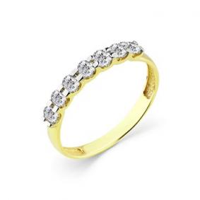 Кольцо из лимонного золота Мастер Бриллиант 06M1-308439-00-00 с бриллиантом 06M1-308439-00-00 фото