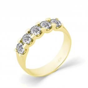 Кольцо из лимонного золота Мастер Бриллиант 06M1-308485-00-00 с бриллиантом 06M1-308485-00-00 фото