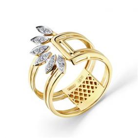 Кольцо из лимонного золота Мастер Бриллиант 06M1-308611-00-00 с бриллиантом 06M1-308611-00-00 фото