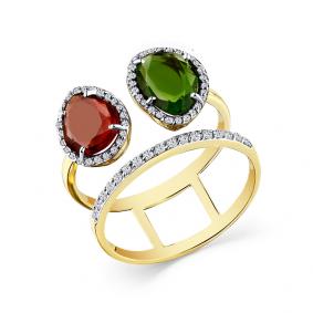 Кольцо из лимонного золота Мастер Бриллиант 06M1-308716-00-56 06M1-308716-00-56 фото