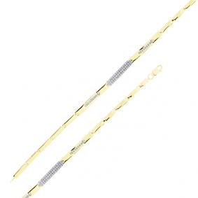 Браслет из лимонного золота Мастер Бриллиант 06M10-320353-00-00 с бриллиантом 06M10-320353-00-00 фото