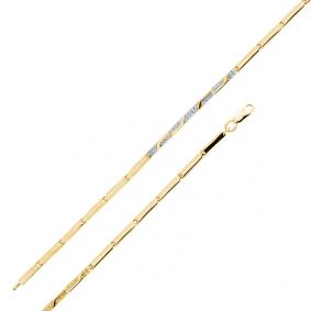 Браслет из лимонного золота Мастер Бриллиант 06M10-320356-00-00 с бриллиантом 06M10-320356-00-00 фото