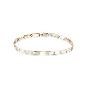 Браслет из лимонного золота Мастер Бриллиант 06M10-320384-00-00 с бриллиантом 06M10-320384-00-00 фото