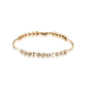 Браслет из лимонного золота Мастер Бриллиант 06M10-320386-00-00 с бриллиантом 06M10-320386-00-00 фото