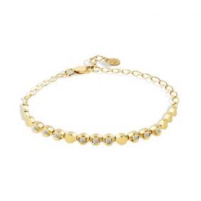 Браслет из лимонного золота Мастер Бриллиант 06M10-320386-01-00 с бриллиантом 06M10-320386-01-00 фото