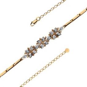 Браслет из лимонного золота Мастер Бриллиант 06M10-320401-00-00 с бриллиантом 06M10-320401-00-00 фото