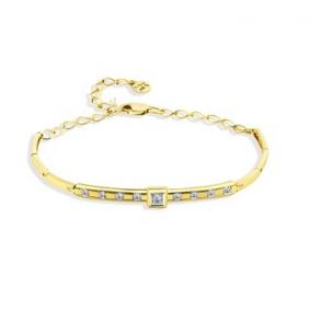 Браслет из лимонного золота Мастер Бриллиант 06M10-320407-00-00 с бриллиантом 06M10-320407-00-00 фото