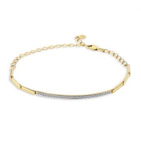 Браслет из лимонного золота Мастер Бриллиант 06M10-320412-00-00 с бриллиантом 06M10-320412-00-00 фото