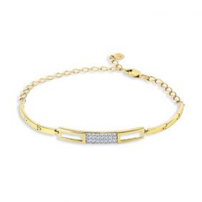 Браслет из лимонного золота Мастер Бриллиант 06M10-320417-00-00 с бриллиантом 06M10-320417-00-00 фото