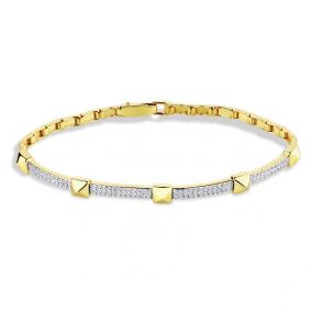 Браслет из лимонного золота Мастер Бриллиант 06M10-320441-00-00 с бриллиантом 06M10-320441-00-00 фото