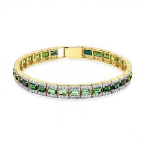 Браслет из лимонного золота Мастер Бриллиант 06M10-320509-00-60 с бриллиантом и турмалином 06M10-320509-00-60 фото