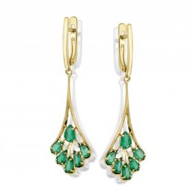 Золотые серьги Мастер Бриллиант 06M2-307450-00-01 06M2-307450-00-01 фото