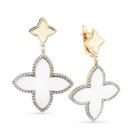 Серьги из лимонного золота Мастер Бриллиант 06M2-355024-00-00 06M2-355024-00-00 фото