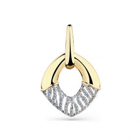 Подвеска из лимонного золота Мастер Бриллиант 06M3-308573-00-00 с бриллиантом 06M3-308573-00-00 фото