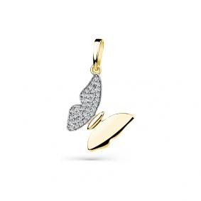 Подвеска из лимонного золота Мастер Бриллиант 06M3-330041-00-00 с бриллиантом 06M3-330041-00-00 фото