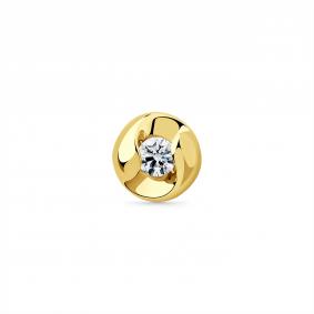 Подвеска из лимонного золота Мастер Бриллиант 06M3-330508-00-00 с бриллиантом 06M3-330508-00-00 фото