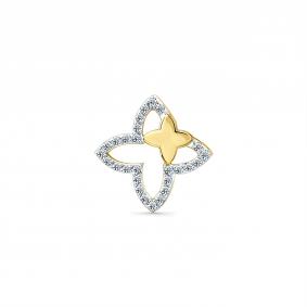 Подвеска из лимонного золота Мастер Бриллиант 06M3-330839-00-00 с бриллиантом 06M3-330839-00-00 фото