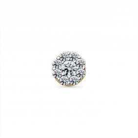 Подвеска из лимонного золота Мастер Бриллиант 06M3-330855-00-00 с бриллиантом 06M3-330855-00-00 фото