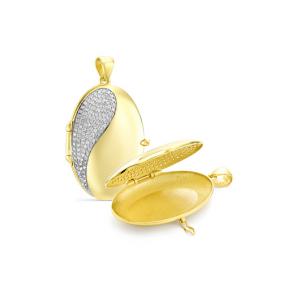 Открывающаяся подвеска  из золота Мастер Бриллиант с бриллиантом 06M3-808 06M3-808 фото