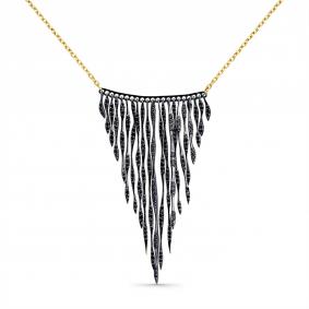 Из лимонного золота Мастер Бриллиант 06M6-360291-00-48 с чёрным бриллиантом 06M6-360291-00-48 фото