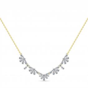 Колье из лимонного золота Мастер Бриллиант 06M6-360740-00-00 с бриллиантом 06M6-360740-00-00 фото