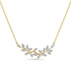 Колье из лимонного золота Мастер Бриллиант 06M6-360744-00-00 с бриллиантом 06M6-360744-00-00 фото