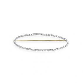 Брошь из лимонного золота Мастер Бриллиант 06M7-325 с бриллиантом 06M7-325 фото