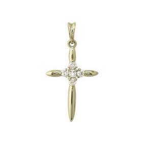 Подвеска из лимонного золота Мастер Бриллиант 06M8-168 с бриллиантом 06M8-168 фото