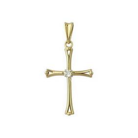 Подвеска из лимонного золота Мастер Бриллиант 06M8-171 с бриллиантом 06M8-171 фото