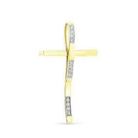 Подвеска из лимонного золота Мастер Бриллиант 06M8-325 с бриллиантом 06M8-325 фото