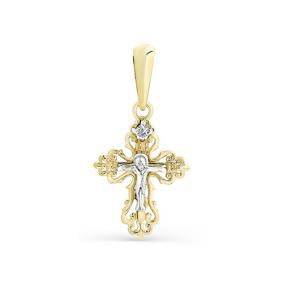 Подвеска из лимонного золота Мастер Бриллиант 06M8-333-7 с бриллиантом 06M8-333-7 фото