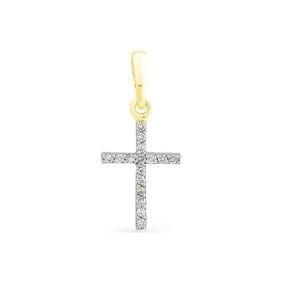 Подвеска из лимонного золота Мастер Бриллиант 06M8-343-7 с бриллиантом 06M8-343-7 фото