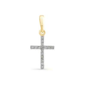 Подвеска из лимонного золота Мастер Бриллиант 06M8-343 с бриллиантом 06M8-343 фото