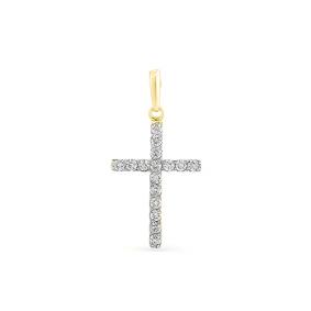 Подвеска из лимонного золота Мастер Бриллиант 06M8-344 с бриллиантом 06M8-344 фото