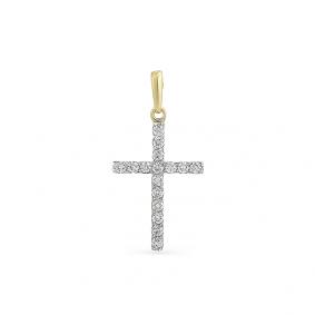 Подвеска из лимонного золота Мастер Бриллиант 06M8-345 с бриллиантом 06M8-345 фото