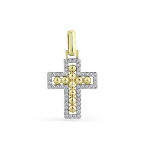 Подвеска из лимонного золота Мастер Бриллиант 06M8-355 с бриллиантом 06M8-355 фото