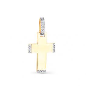 Подвеска из лимонного золота Мастер Бриллиант 06M8-380400-00-00 с бриллиантом 06M8-380400-00-00 фото