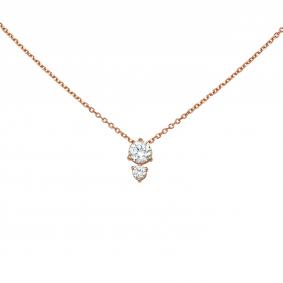 Золотое колье Platina 07-0083-00-501-1110-38 с фианитом 07-0083-00-501-1110-38 фото