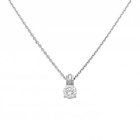 Колье из белого золота Platina 07-0123-00-401-1120-03 с фианитом 07-0123-00-401-1120-03 фото