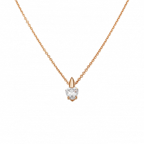 Золотое колье Platina 07-0124-00-401-1110-03 с фианитом 07-0124-00-401-1110-03 фото