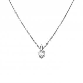 Колье из белого золота Platina 07-0125-00-401-1120-03 с фианитом 07-0125-00-401-1120-03 фото