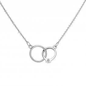 Колье из белого золота Platina 07-0183-00-401-1120-03 с фианитом 07-0183-00-401-1120-03 фото