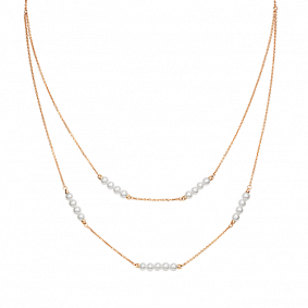 Золотое колье Platina 07-0231-00-301-1110-31 с жемчугом 07-0231-00-301-1110-31 фото